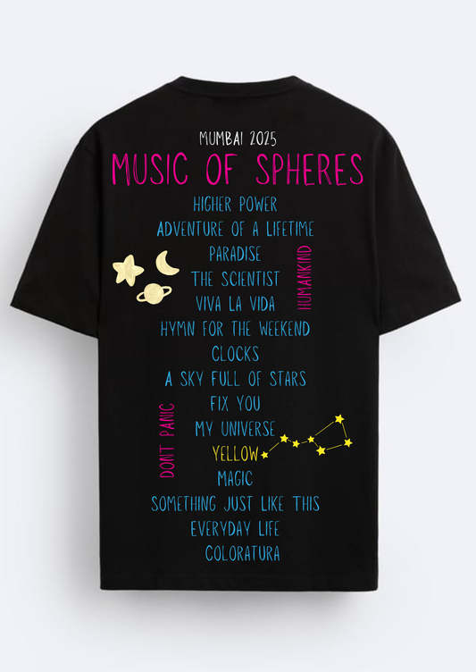 Coldplay India Tour t-shirt